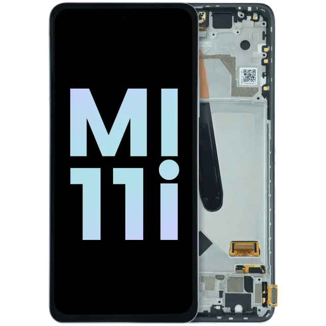 OLED displej s rámečkem pro Xiaomi Mi 11i (Service Pack) (Frosty White)