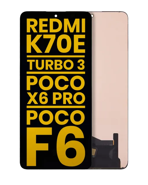 OLED displej bez rámečku pro Xiaomi Redmi K70E / Turbo 3 / Poco X6 Pro / Poco F6 (repasovaný) (všechny barvy)