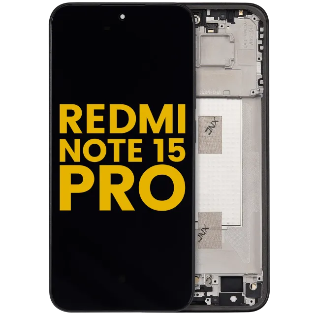 OLED displej s rámečkem pro Xiaomi Redmi Note 15 Pro 5G (repasovaný) (černá)