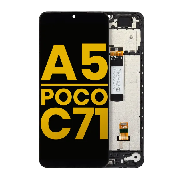 LCD displej s rámečkem pro Xiaomi Redmi A5 4G / Xiaomi Poco C71 (repasovaný) (všechny barvy)