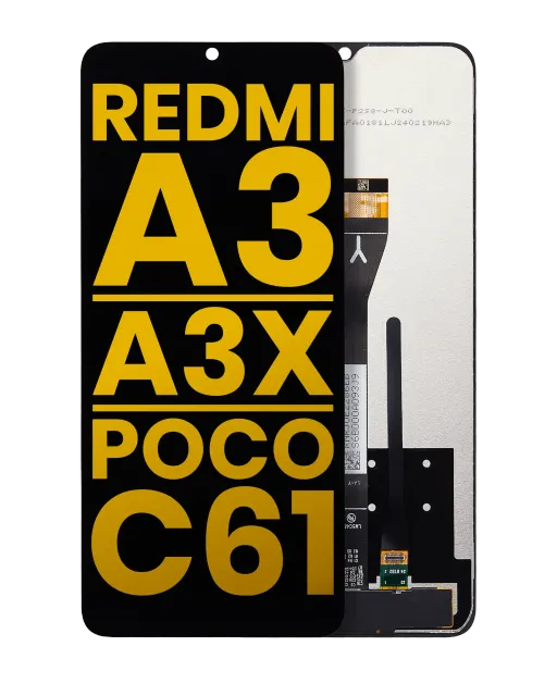 LCD displej bez rámečku pro Xiaomi Redmi A3 / A3x / Poco C61 (repasovaný) (všechny barvy)