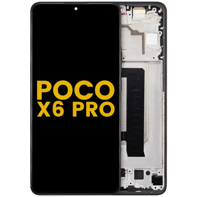 OLED displej s rámečkem pro Xiaomi Poco X6 Pro (repasovaný) (žlutá)