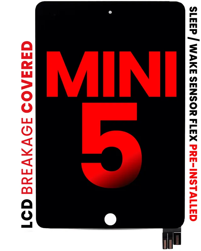 LCD displej s dotykovou vrstvou pro iPad mini 5 (Aftermarket Pro: XO7) (černá)