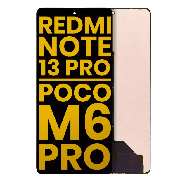 OLED displej bez rámečku pro Xiaomi Redmi Note 13 Pro 4G / Xiaomi Poco M6 Pro 4G / Xiaomi Redmi Note 14S (repasovaný) (všechny barvy)