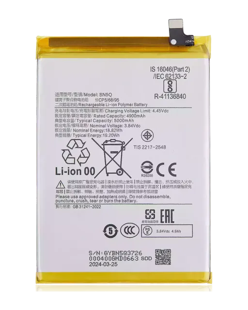 Baterie pro Xiaomi Poco C65 / Poco M6 5G / Redmi 13C 4G / Redmi 13C 5G / Redmi 13R (BN5Q)
