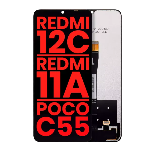 LCD displej bez rámečku pro Xiaomi Redmi 12C / Redmi 11A / Poco C55 (Aftermarket Plus) (všechny barvy)