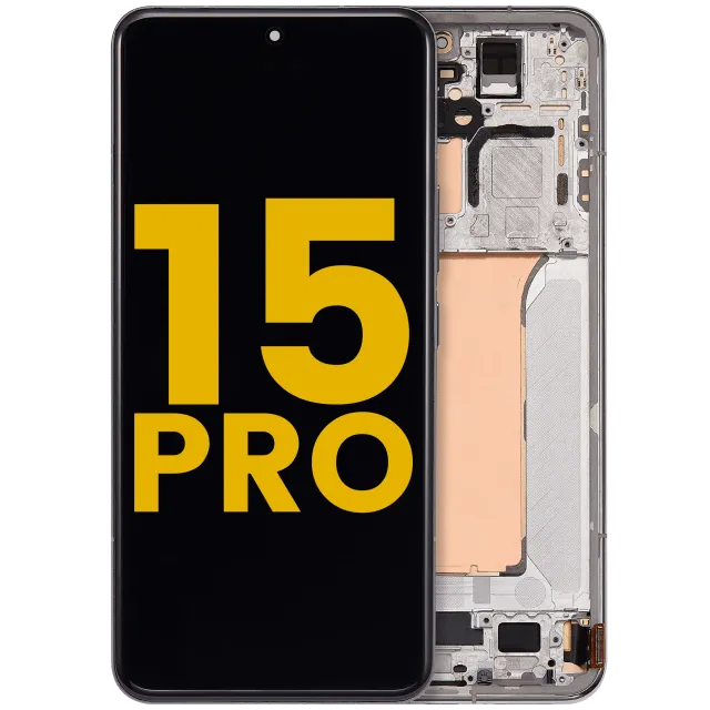 OLED displej s rámečkem pro Xiaomi 15 Pro (repasovaný) (stříbrná)