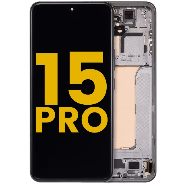 OLED displej s rámečkem pro Xiaomi 15 Pro (repasovaný) (černá)