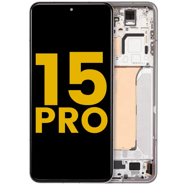 OLED displej s rámečkem pro Xiaomi 15 Pro (repasovaný) (bílá)