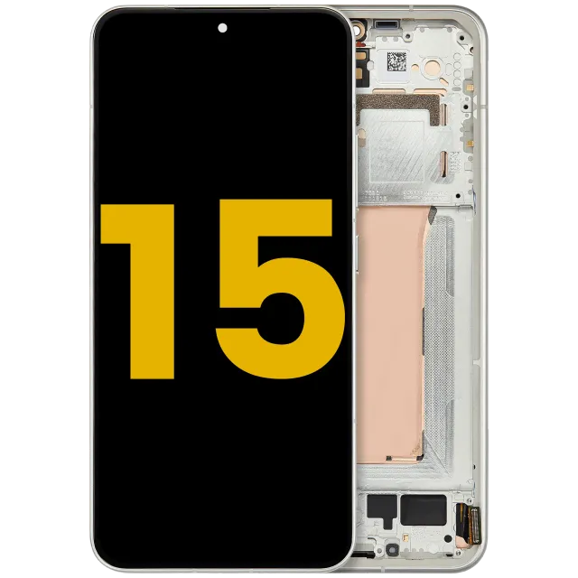 OLED displej s rámečkem pro Xiaomi 15 (repasovaný) (zelená)