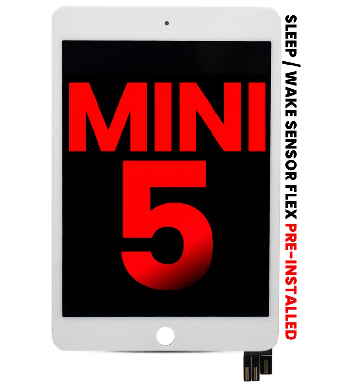 LCD displej s dotykovou vrstvou pro iPad mini 5 (Aftermarket Plus) (bílá)