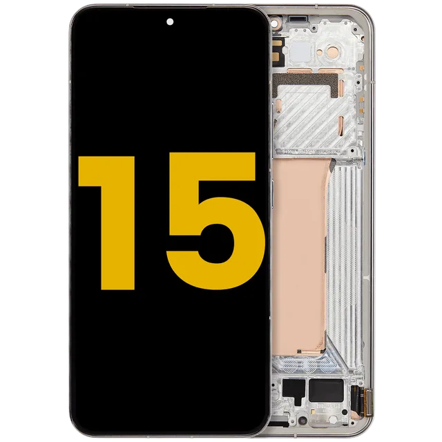 OLED displej s rámečkem pro Xiaomi 15 (repasovaný) (Liquid Silver)