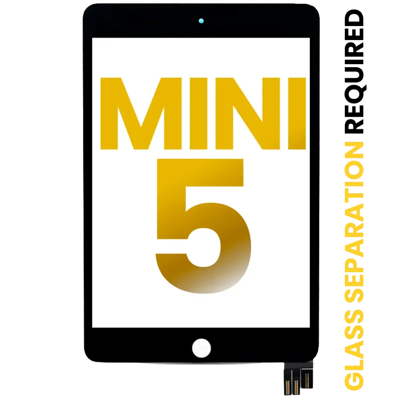 Dotyková vrstva (digitizér) pro iPad mini 5 (předinstalovaná OCA, nutné oddělení skla) (Premium) (černá)