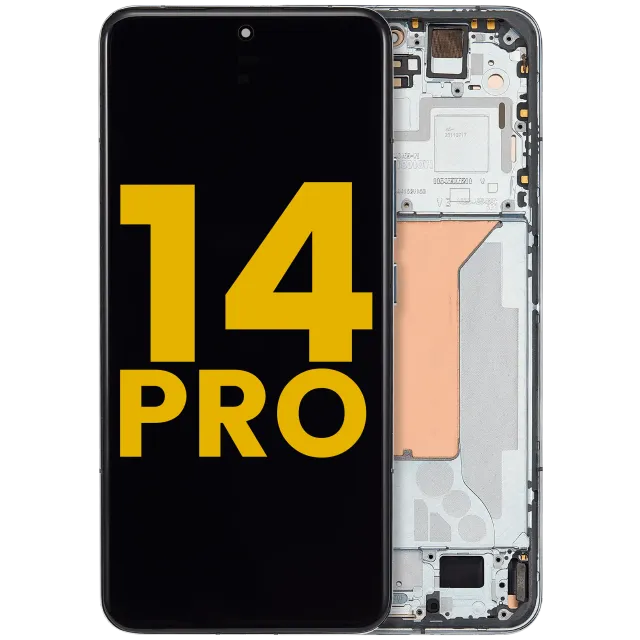 OLED displej s rámečkem pro Xiaomi 14 Pro (repasovaný) (zelená)
