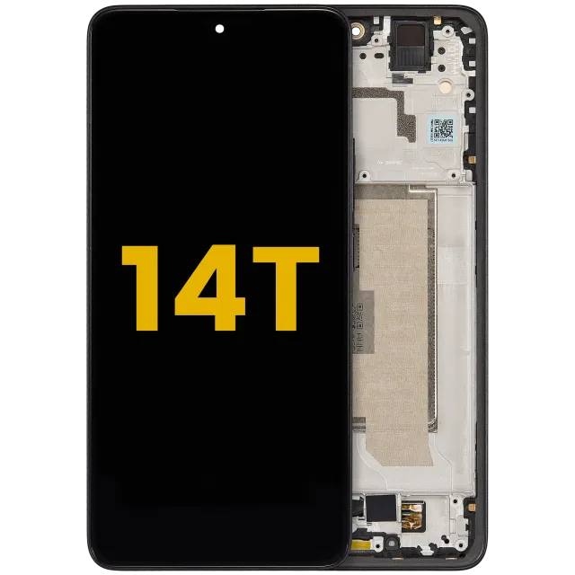 OLED displej s rámečkem pro Xiaomi 14T (repasovaný) (Titan Black)