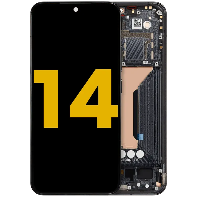 OLED displej s rámečkem pro Xiaomi 14 (repasovaný) (černá)