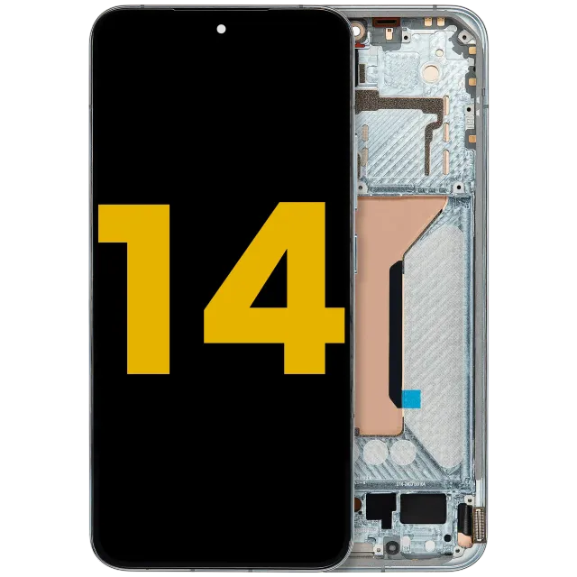 OLED displej s rámečkem pro Xiaomi 14 (repasovaný) (Jade Green)