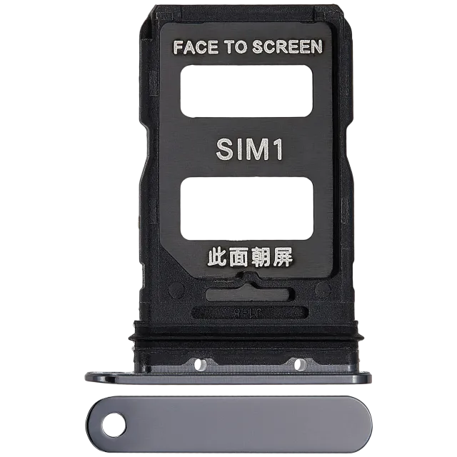 SIM šuplík pro Xiaomi 14 (černá)
