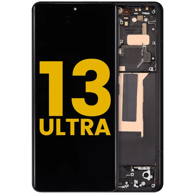 OLED displej s rámečkem pro Xiaomi 13 Ultra (repasovaný) (černá)