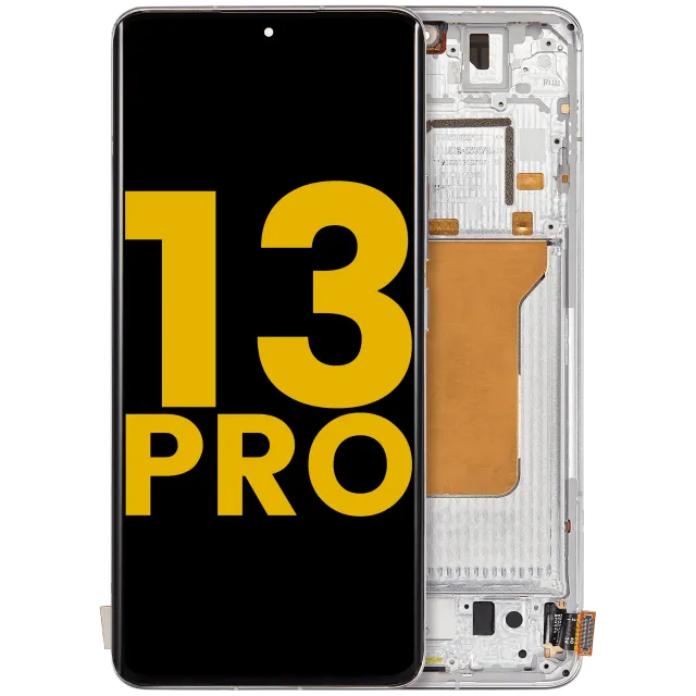 OLED displej s rámečkem pro Xiaomi 13 Pro (repasovaný) (bílá)