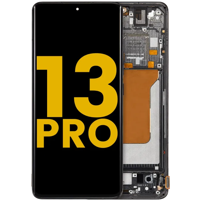 OLED displej s rámečkem pro Xiaomi 13 Pro (repasovaný) (černá)