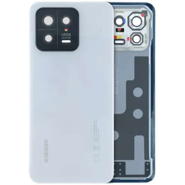 Zadní sklo pro Xiaomi 13 (Service Pack) (bílá)
