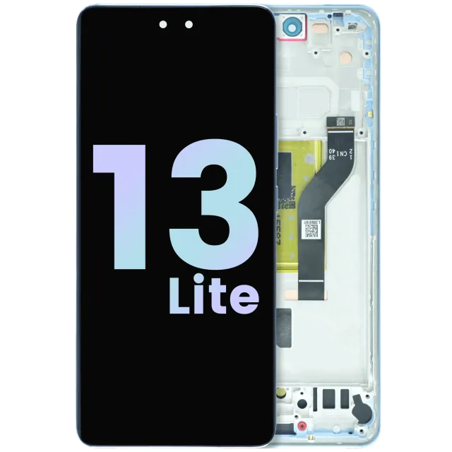 OLED displej s rámečkem pro Xiaomi 13 Lite (Service Pack) (Lite Blue)