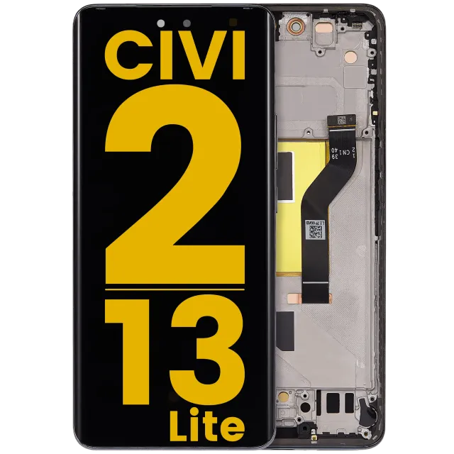 OLED displej s rámečkem pro Xiaomi 13 Lite / Civi 2 (repasovaný) (černá)