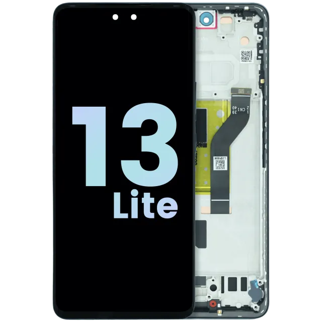 OLED displej s rámečkem pro Xiaomi 13 Lite (Service Pack) (černá)