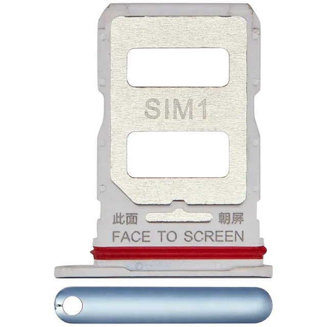SIM šuplík pro Xiaomi 12T / 12T Pro (modrá)