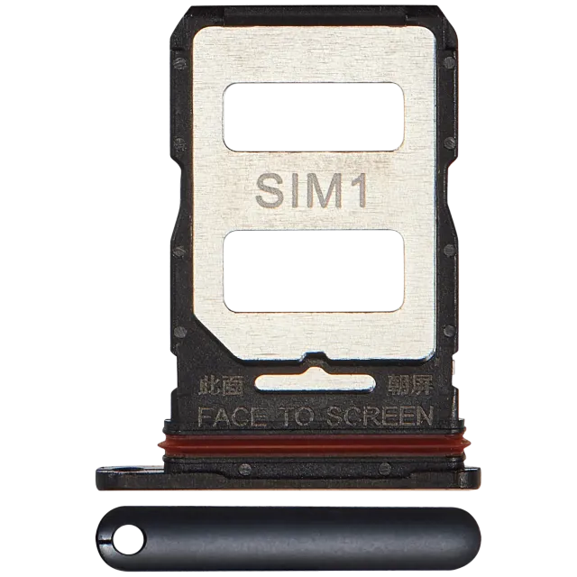 SIM šuplík pro Xiaomi 12T / 12T Pro (černá)