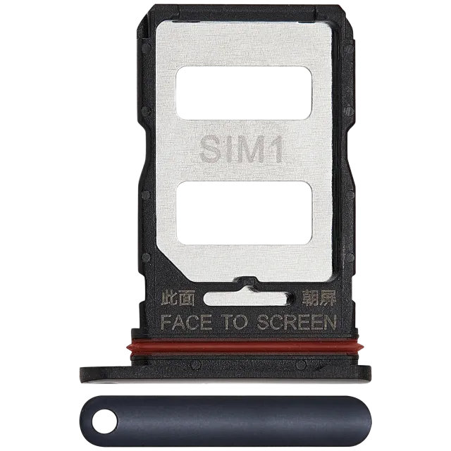 SIM šuplík pro Xiaomi 12T Pro (černá)
