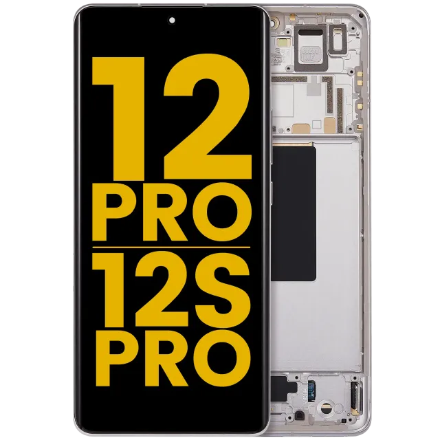 OLED displej s rámečkem pro Xiaomi 12 Pro / 12S Pro (repasovaný) (fialová)