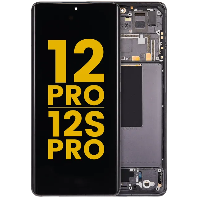 OLED displej s rámečkem pro Xiaomi 12 Pro / 12S Pro (repasovaný) (šedá)