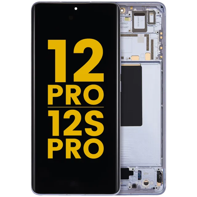 OLED displej s rámečkem pro Xiaomi 12 Pro / 12S Pro (repasovaný) (modrá)