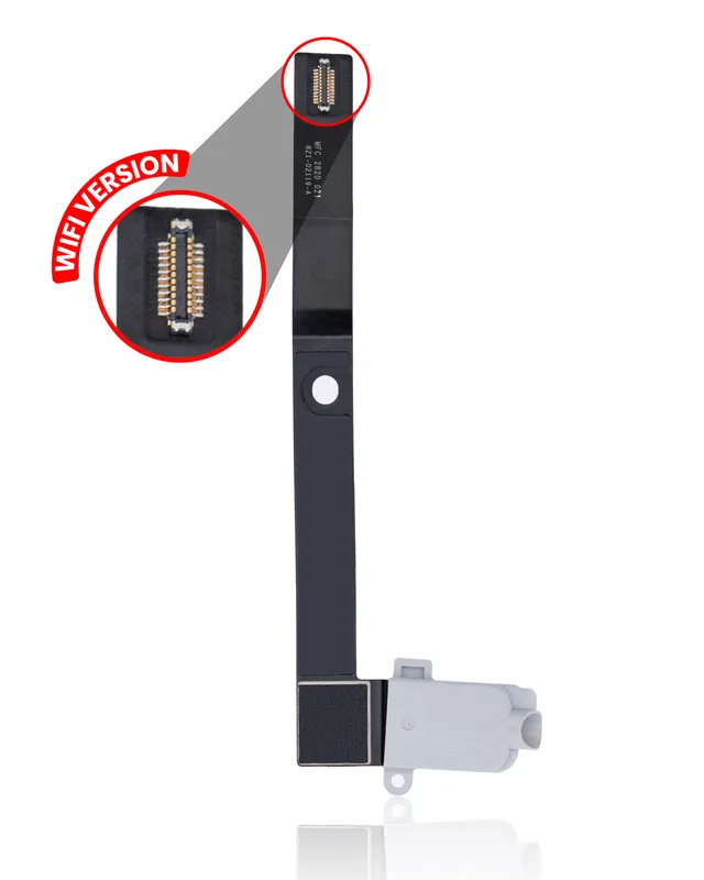 Sluchátkový konektor s flex kabelem pro iPad mini 5 (jen WiFi) (bílá)