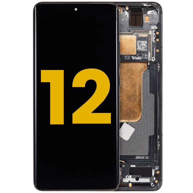 OLED displej s rámečkem pro Xiaomi 12 / 12X / 12S (repasovaný) (šedá)