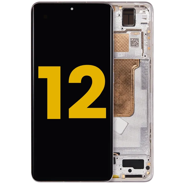 OLED displej s rámečkem pro Xiaomi 12 / 12X / 12S (repasovaný) (fialová)