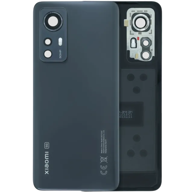 Zadní sklo pro Xiaomi 12 (Service Pack) (šedá)
