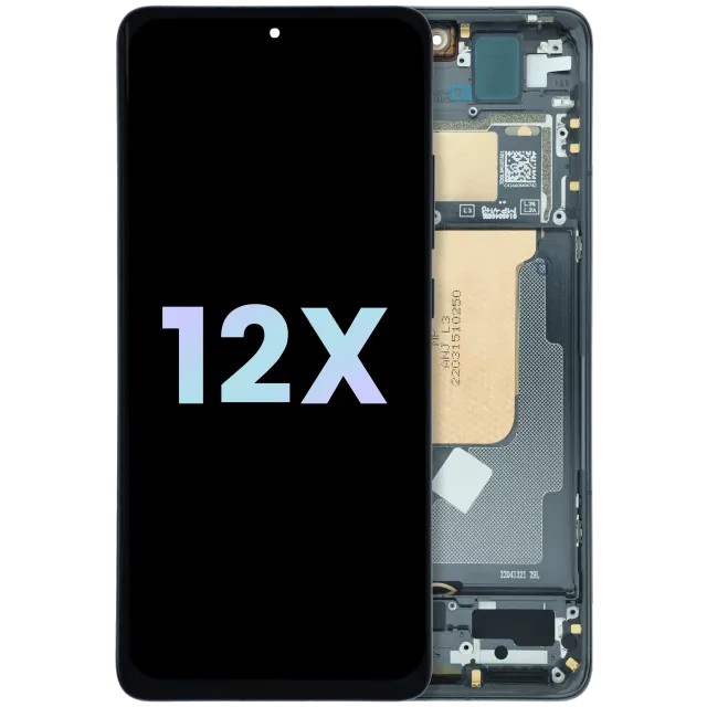 OLED displej s rámečkem pro Xiaomi 12X (Service Pack) (šedá)