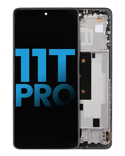 LCD displej s rámečkem pro Xiaomi 11T Pro (Aftermarket: Incell) (Meteorite Gray)