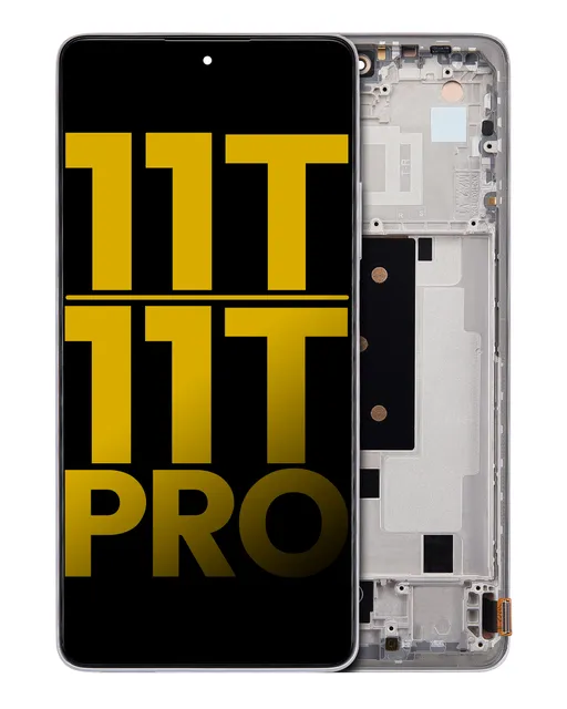 OLED displej s rámečkem pro Xiaomi 11T / 11T Pro (repasovaný) (Moonlight White)