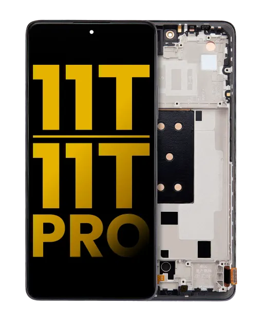 OLED displej s rámečkem pro Xiaomi 11T / 11T Pro (repasovaný) (Meteorite Gray)
