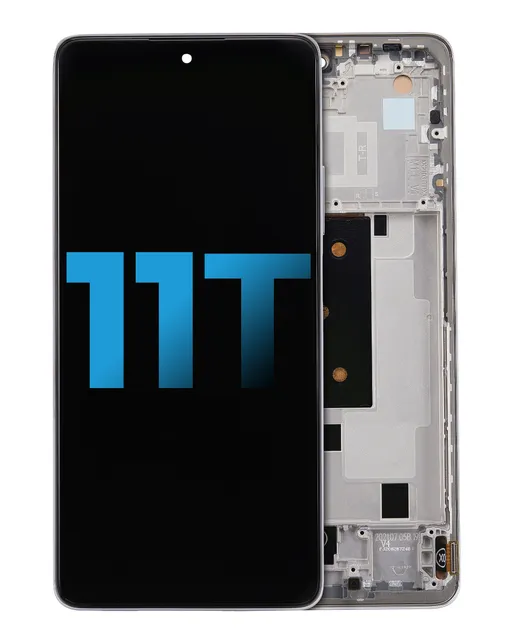 LCD displej s rámečkem pro Xiaomi 11T (Aftermarket: Incell) (Moonlight White)