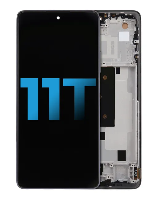 LCD displej s rámečkem pro Xiaomi 11T (Aftermarket: Incell) (Meteorite Gray)