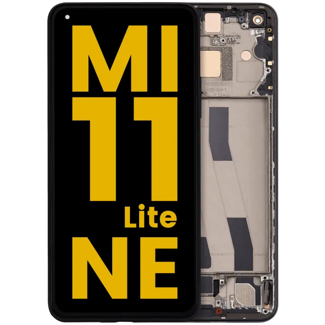 OLED displej s rámečkem pro Xiaomi Mi 11 Lite 5G NE (repasovaný) (Truffle Black)