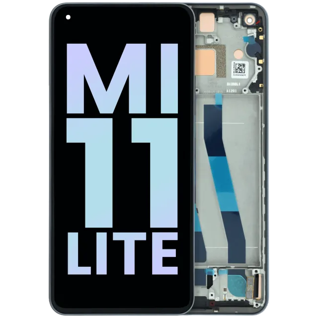 OLED displej s rámečkem pro Xiaomi Mi 11 Lite (Genuine) (černá)