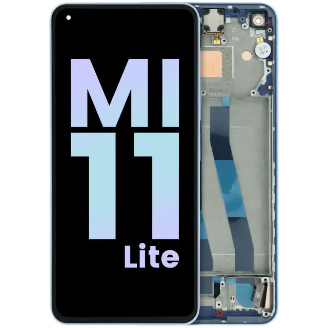OLED displej s rámečkem pro Xiaomi Mi 11 Lite (Genuine) (modrá)