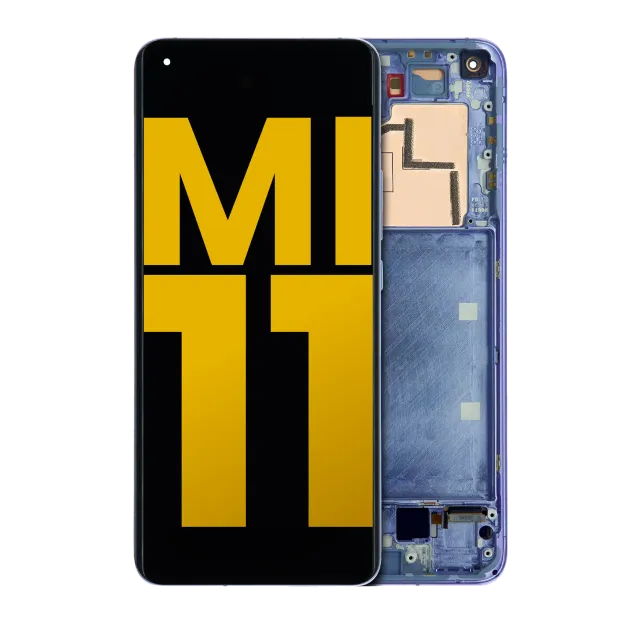 OLED displej s rámečkem pro Xiaomi Mi 11 (repasovaný) (Violet)