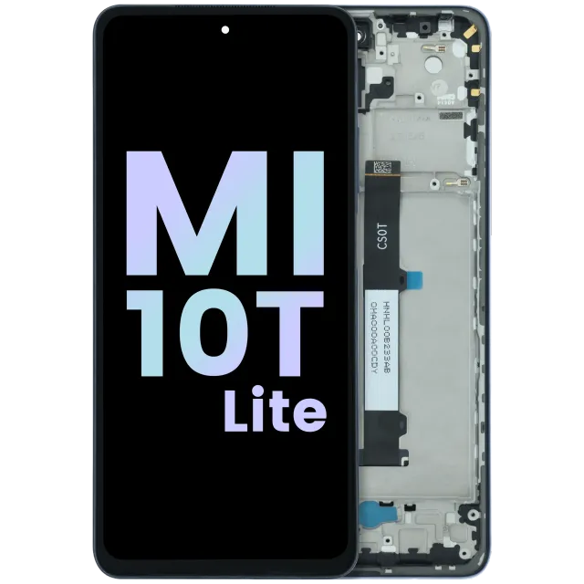 LCD displej s rámečkem pro Xiaomi Mi 10T Lite / Redmi Note 9 Pro 5G (Genuine) (modrá)